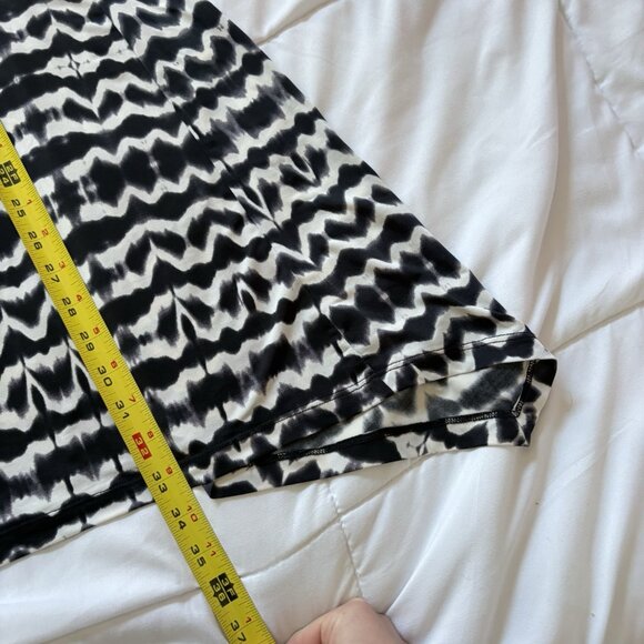 Portocruz Womens Size Large Sleeveless Coverup Black Dress Beach Summer Flowy - Picture 2 of 6